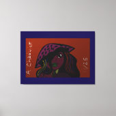 Mushroom Girl Canvas Afdruk (Voorkant)