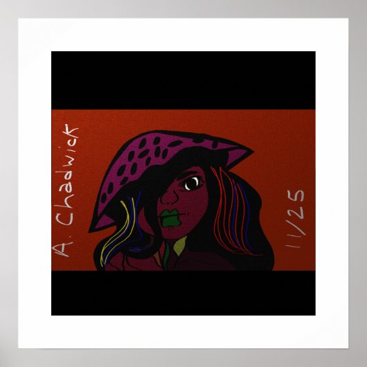 Mushroom Girl Poster (Voorkant)