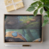 Mushroom Gypsy woman v7 weefselpaper Tissuepapier (Geschenk)