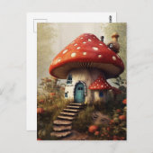 Mushroom House Briefkaart (Voorkant / Achterkant)