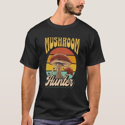 Mushroom Hunter Picking Collect Picker Collecting T-shirt (Voorkant)