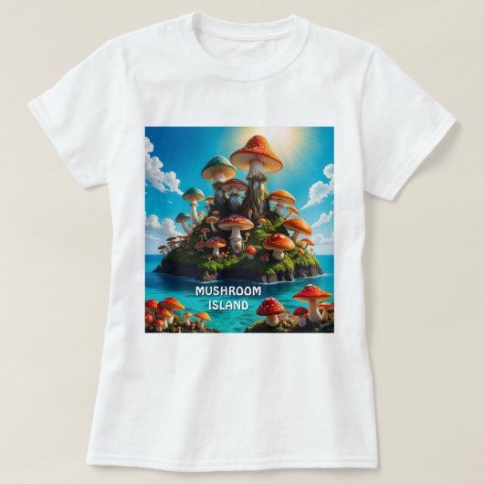 MUSHROOM ISLAND T-SHIRT (Design voorkant)