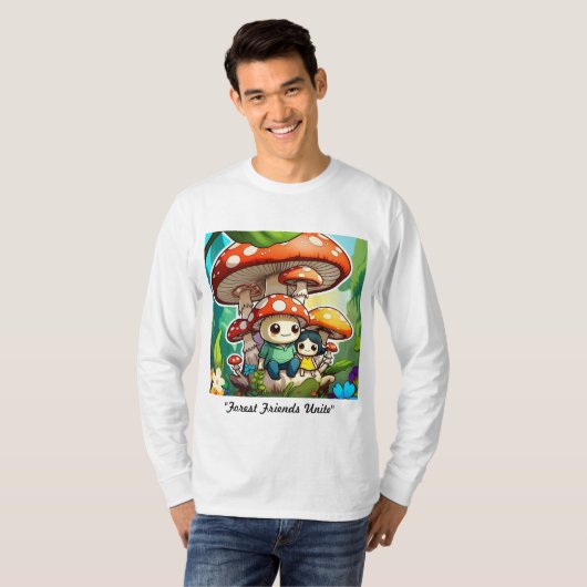 "Mushroom Joy" T-shirt (Voorkant volledig)