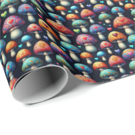 Mushroom Love Cadeaupapier