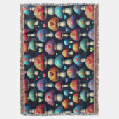 Mushroom Love Deken (Voorkant Verticaal)