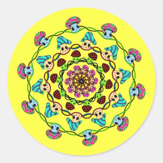 mushroom madness stickers (Devant)