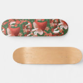 Mushroom Magic Red and Green Skateboard (Horz)