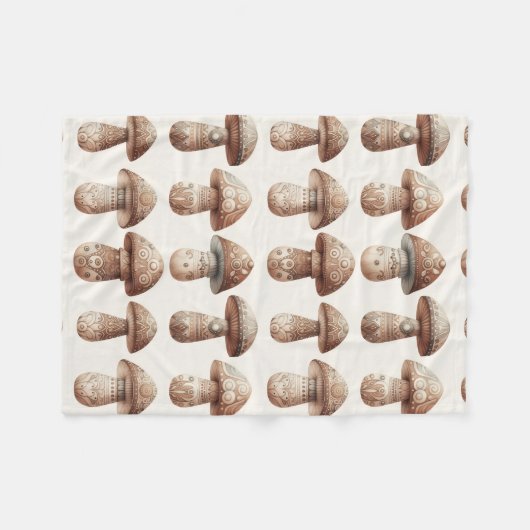 Mushroom Maker Fleece Deken (Voorkant (Horizontaal))