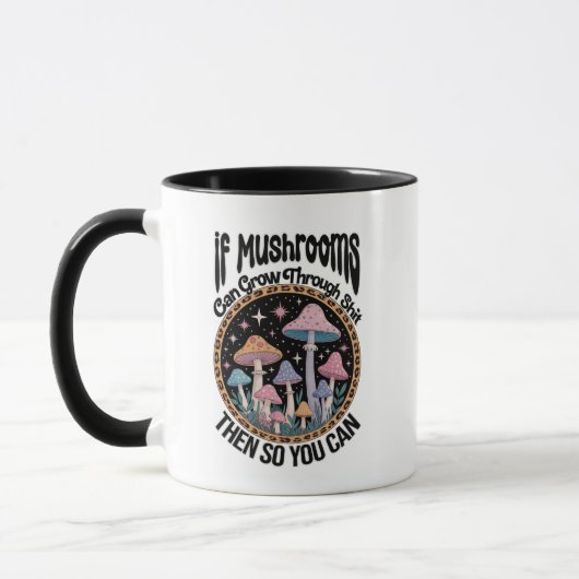 Mushroom Mug – Nature’s Charm in Every Sip  (Gauche)