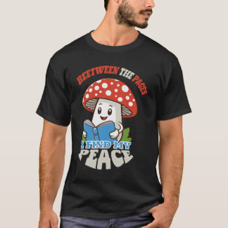 Mushroom Peace - Boekhouder T-shirt