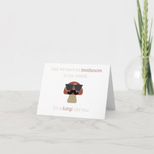 Mushroom Pun Vaderdag Kaart
