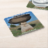 Mushroom Rock State Park Kartonnen Onderzetters (Gebogen)