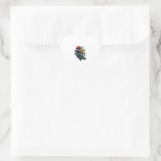 Mushroom Skull Grove Hart Sticker (Tas)