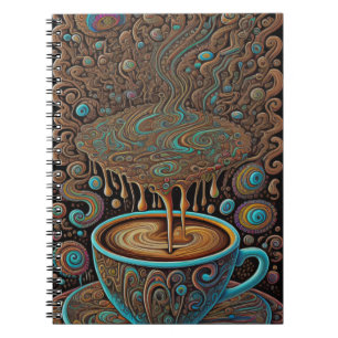 Mushroom Sporen Koffie Psychedelic Smelting Drip Notitieboek