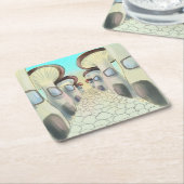 Mushroom stad onderzetters (Schuin)