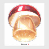 Mushroom sticker red modern  (Vel)