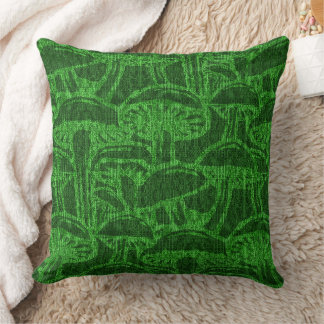 Mushroom story pattern throw pillow kussen