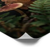 Mushroom Toad Forest Glow Poster (Hoek)