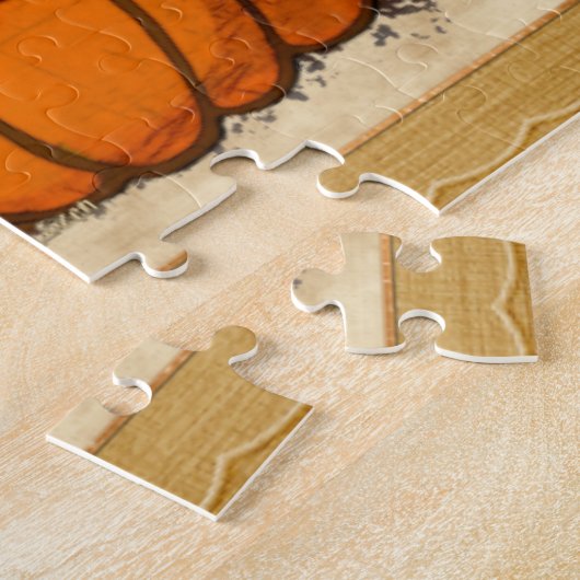 Mushroom Whimsical Autumn Fantasy Legpuzzel (Zijkant)