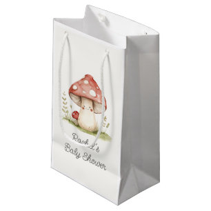 Mushroom Whimsical Gender Neutral Cute Baby Shower Klein Cadeauzakje
