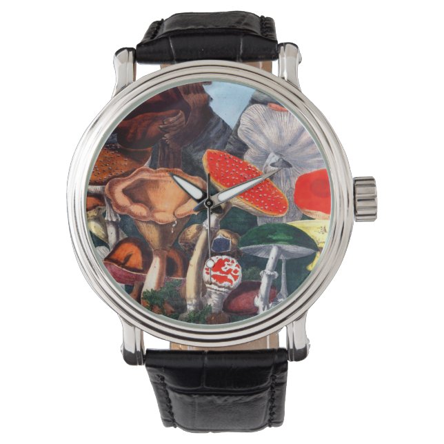 MUSHROOMMEN 6 HORLOGE (Voorkant)