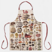  Mushrooms van Adolphe Millot gepersonaliseerd Schort (Voorkant)