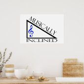 Musially Inclined Poster (Keuken)