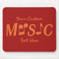 MUSIC aangepast mousepad