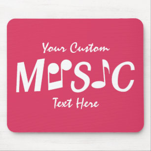 MUSIC aangepast mousepad Muismat