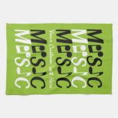MUSIC aangepaste handdoek (Horizontaal)