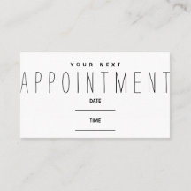 Music-afspraak herinneringskaart Uw volgende bezoe