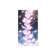 Music animation petals swaying rhythm