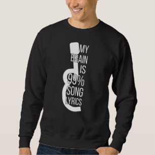 Music apparel Singer Mijn brein is 99 song Lyrics Trui