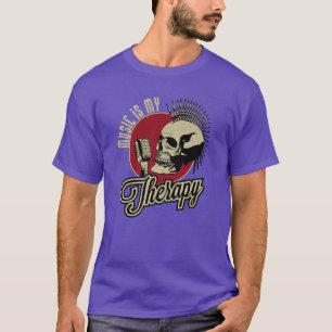 Music Artist Band Group Rock Roll Microphone Desig T-shirt
