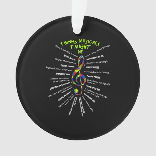 Music Atre Things Musical A Enseigné L'Acteur 3 (devant)