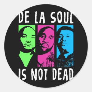 Music Band De La Soul Retro Style Ronde Sticker
