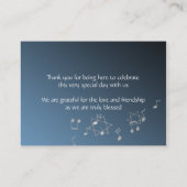 Music Bar Mitzvah Carte de siège (Dos)