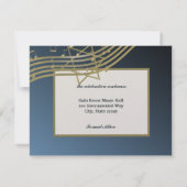 Music Bar Mitzvah / Carte Réception (Dos)