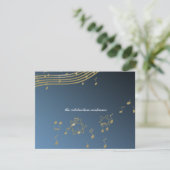 Music Bar Mitzvah / Carte Réception (Debout devant)