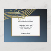 Music Bar Mitzvah / Carte Réception (Dos)