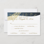 Music Bar Mitzvah Gold Réponse (Devant)