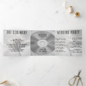 Music CD Album Cover Booklet Wedding Programme (Intérieur)