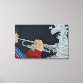 Music Challenges the Darkness Canvas Afdruk