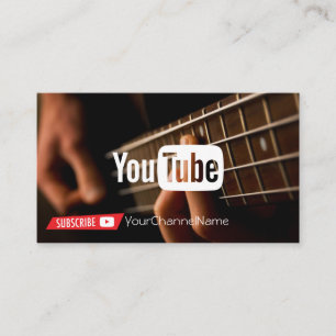 Music Channel-advertentiekaart Visitekaartje