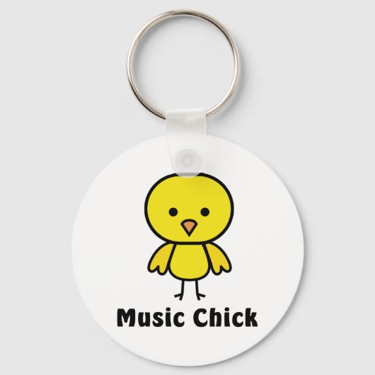 Music Chick Sleutelhanger (Voorkant)