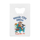 Music City Phins Carte de crédit SS Bottle Opener (Dos)