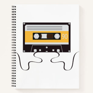 Music Classic Cassettebandje Retro 1980 Notitieboek