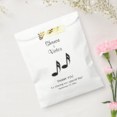 Music Design Wedding Hartelijk dank Bedankzakje (Gezegeld)