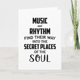 Music DJ Dance Art Hip Hop Guitar Rock Funny Gift Kaart