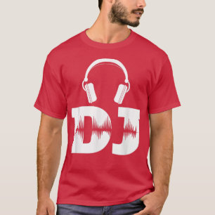 Music DJ Techno Headphones T-shirt